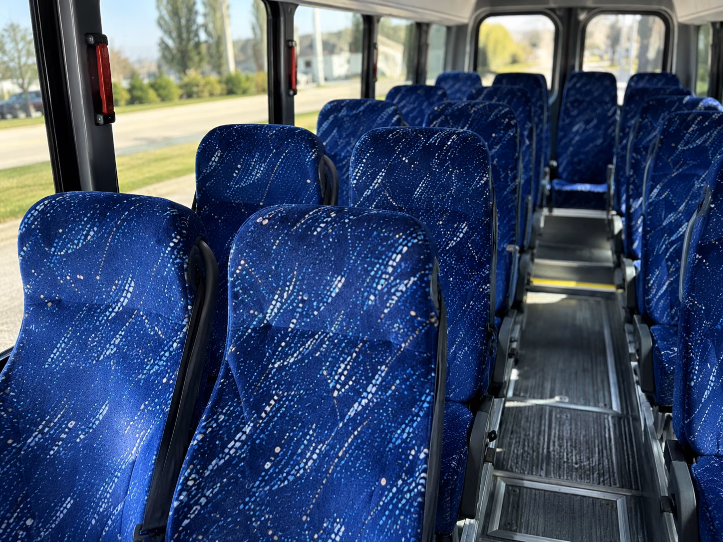 vancouver 15 passenger minibus inside