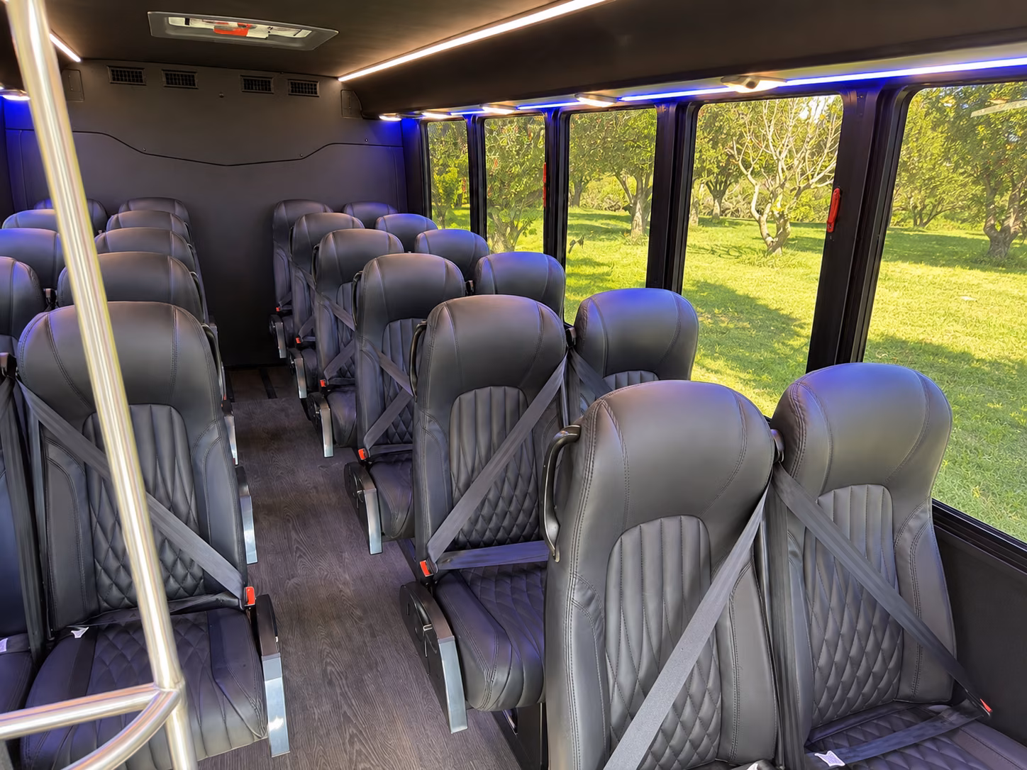 vancouver 15 passenger minibus interior