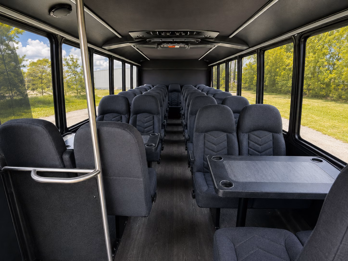 vancouver 18 passenger minibus interior