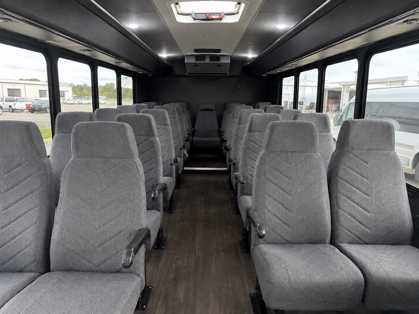 vancouver 20 passenger minibus inside