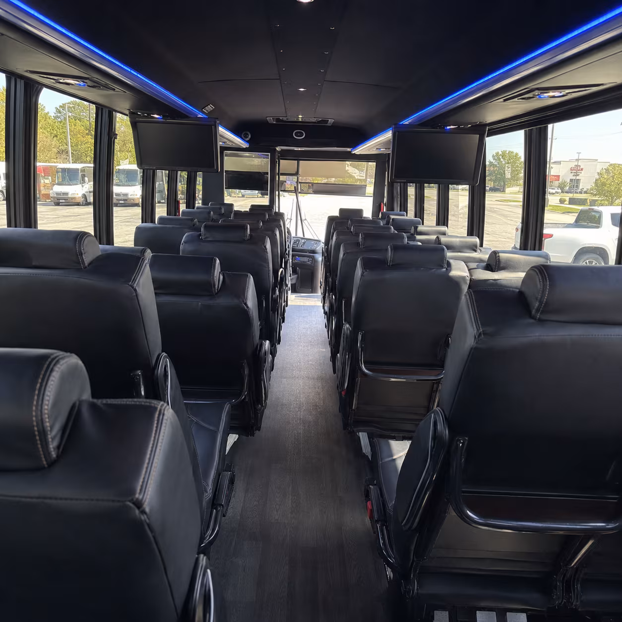 vancouver 25 passenger minibus inside