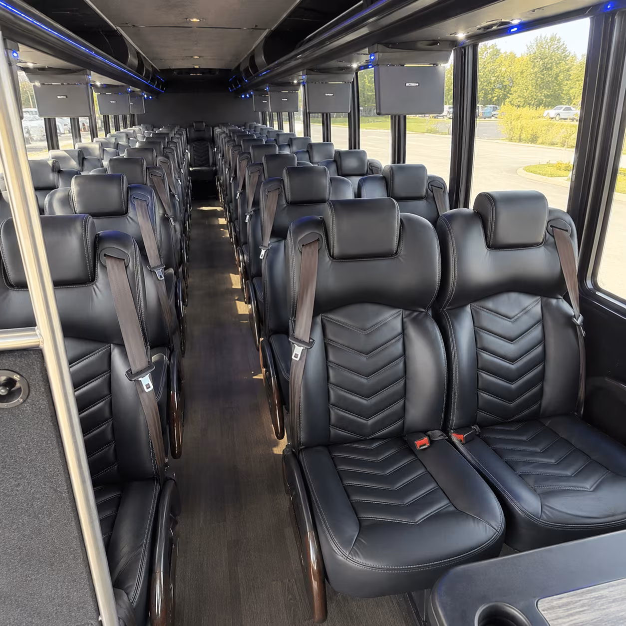 vancouver 28 passenger minibus interior