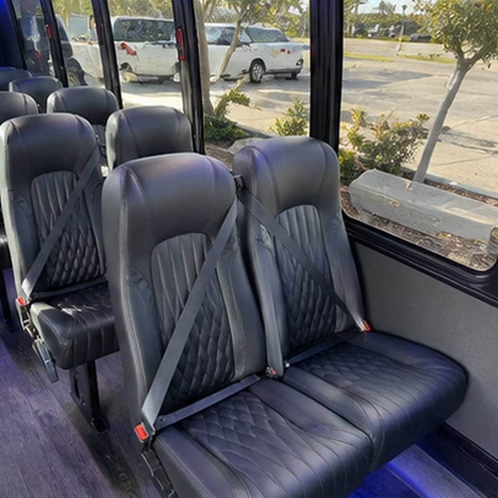 vancouver 30 passenger minibus inside