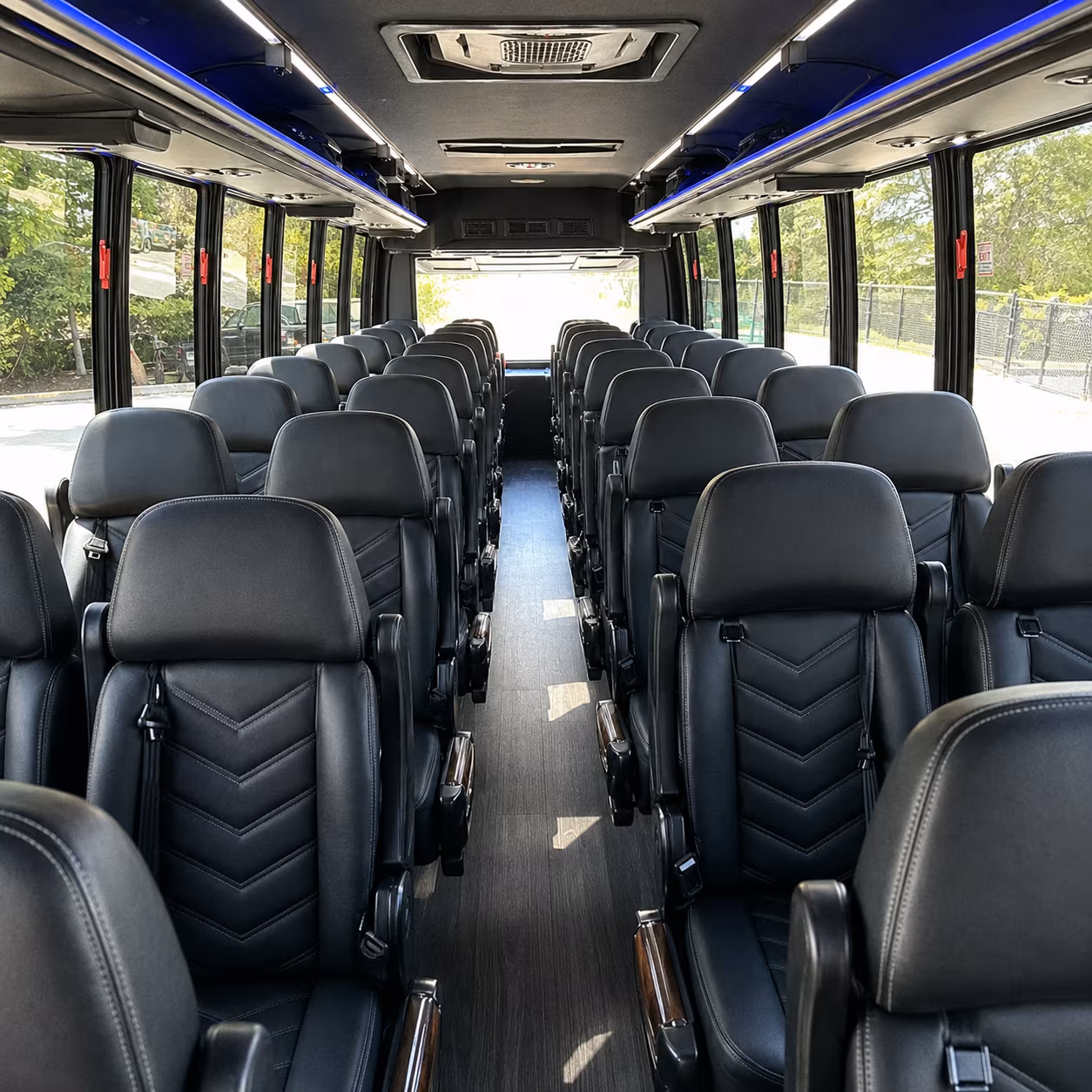 vancouver 30 passenger minibus interior