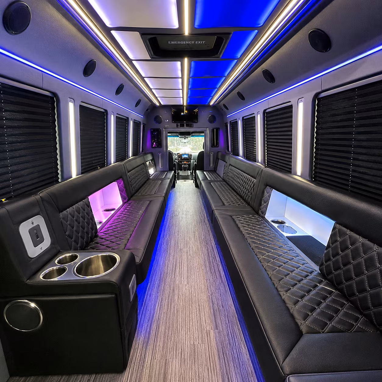 vancouver party bus interior