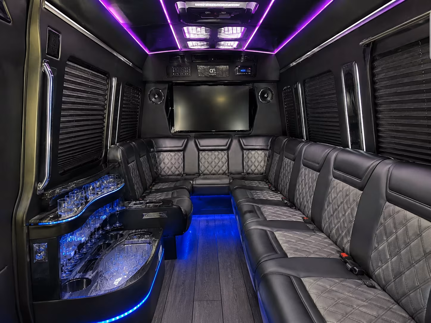 vancouver sprinter limousine inside