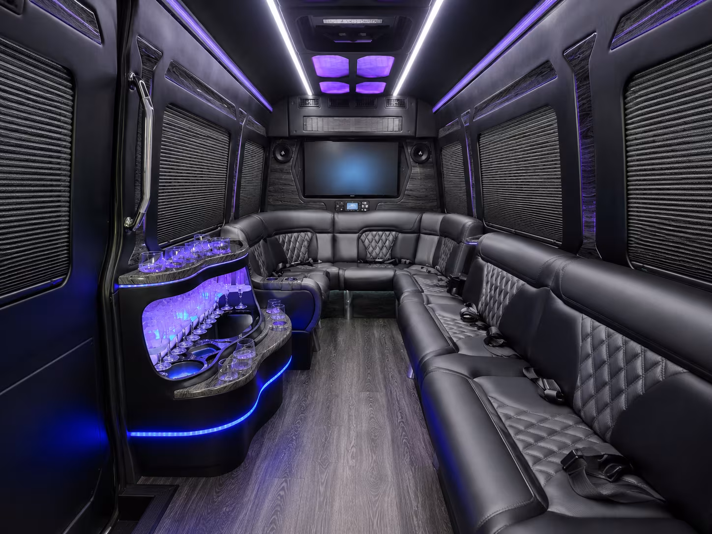 vancouver sprinter limousine interior